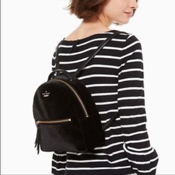 Kate Spade Velvet Sammi Backpack - Picture 10 of 10